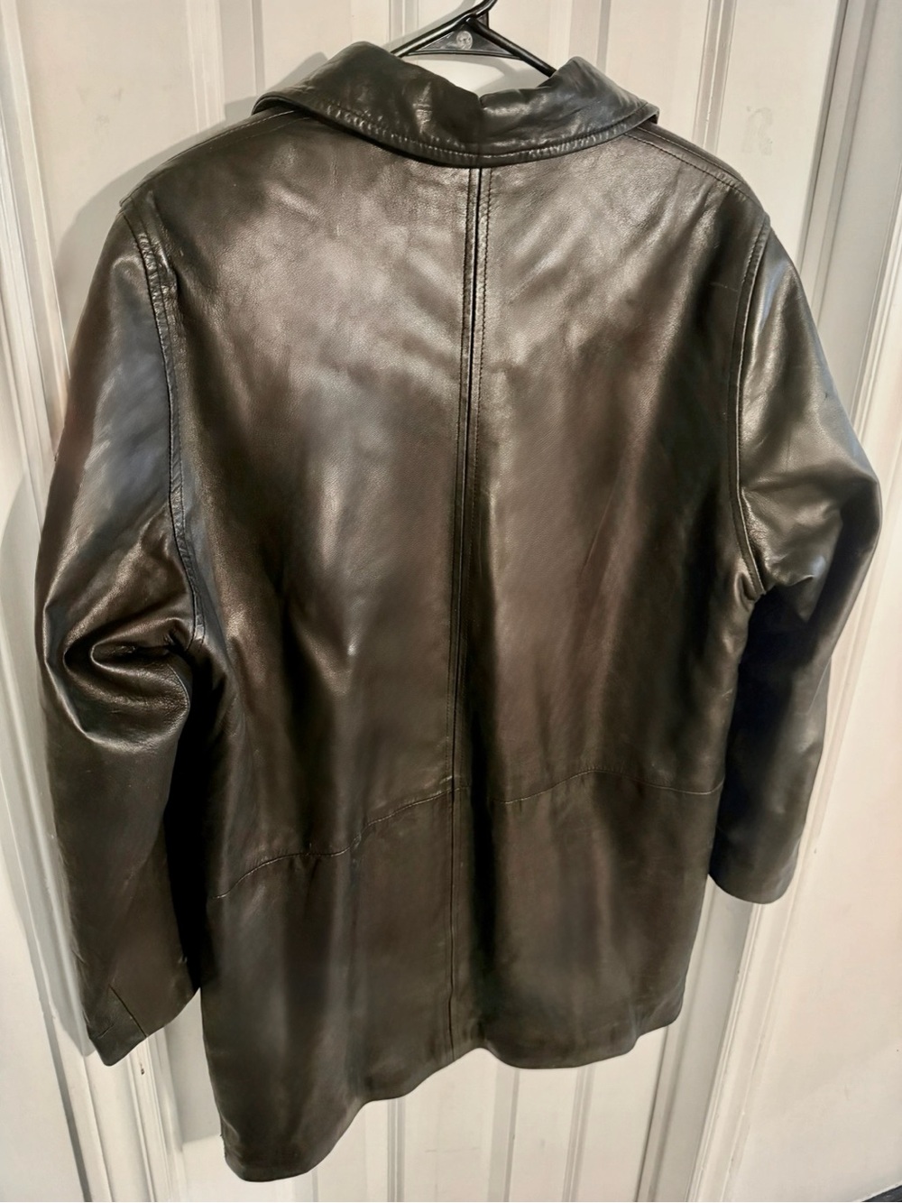 Danier Dark Brown Leather Coat